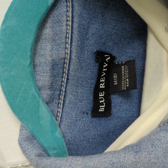 Girl's Size 8 Olive Dress Bundle: Dress, Tee, Denim Jacket - Picture 6 of 11